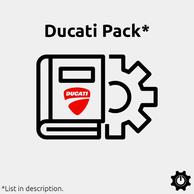 Pacchetto manuali officina Ducati - Lista e lingue disponibili in descrizione