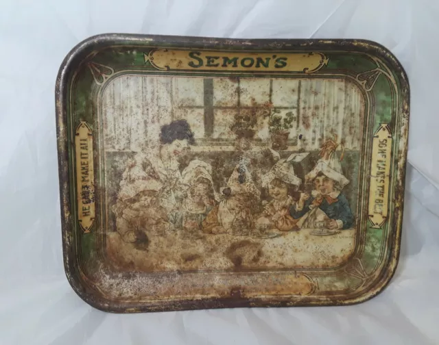 Antique Ice Cream Serving Trays CM Burd  Circa 1920's