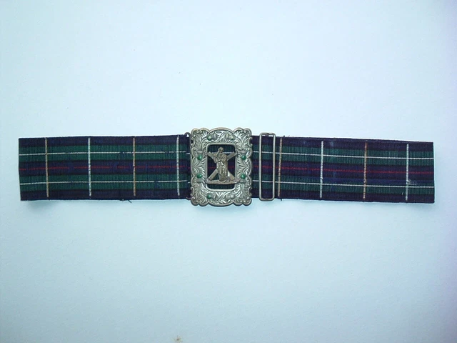 Early 1930s - ST. ANDREWS AMBULANCE ASSOCIATION - Emblem Buckle & Tartan Belt