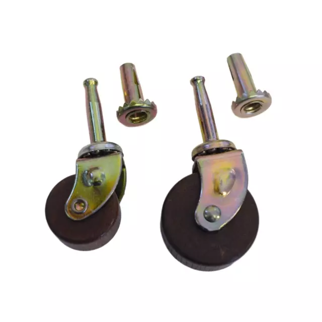 Casters-wood with Ball Bearings