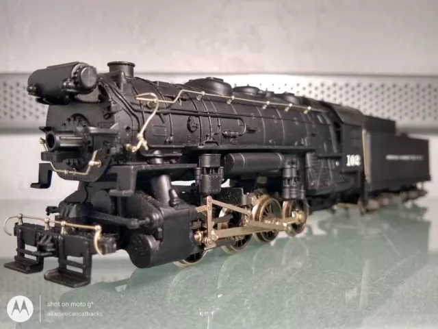 Rivarossi Ho-Scale #102 Indiana Harbor Belt 0-8-0 Steam Locomotive And Tender