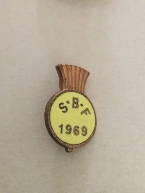 Scottish Bowling Federation 1969 Pin Badge