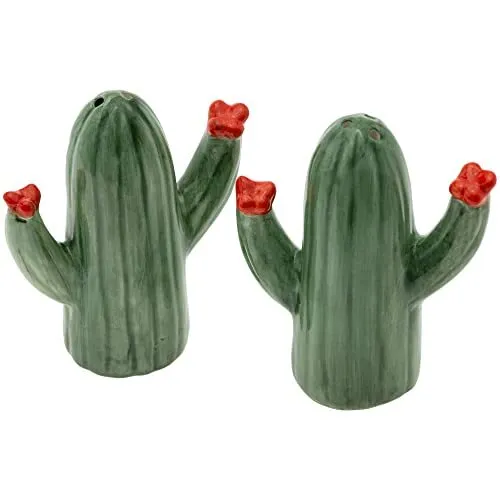 Boston International - conjunto de sal y pimienta - floración de cactus