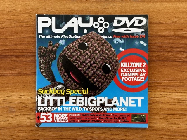 PUB PlayStation 3 Little Big Planet - Mini Panneau Publicitaire Promo 2008 TRÈS RARE !
