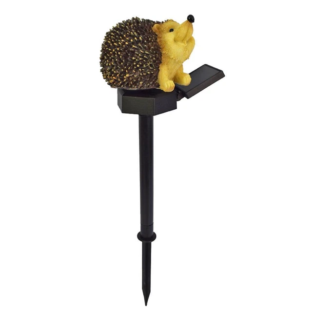Solar Light Resin Hedgehog Outdoor Garden Courtyard Lawn Landscape Lamp (A) FS2#