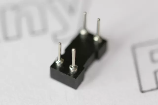 10x IC Socket Turned Pin 4 Way 0.3" Width Sockets 2