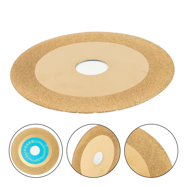 For Carbide Stone Angle Grinder 100mm Diamond Coated Grinding Wheel Disc Gold