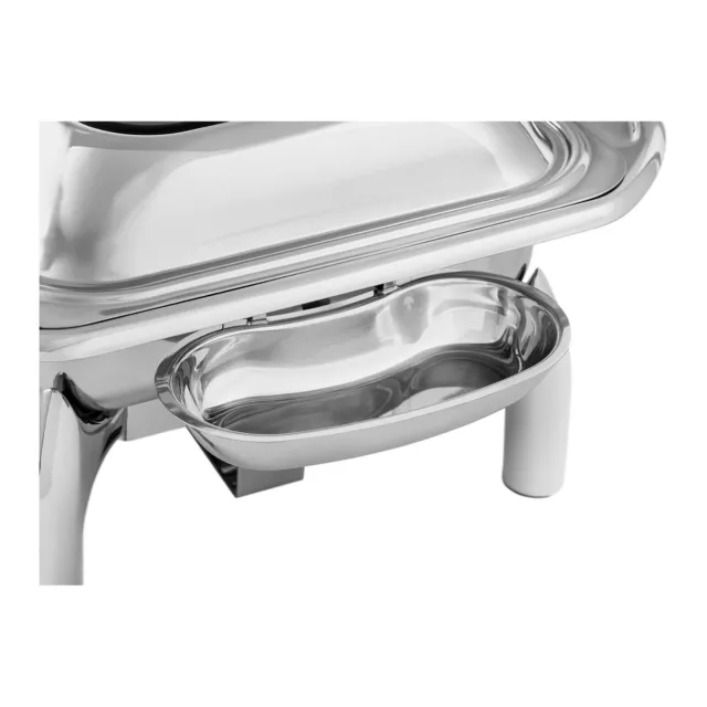 Chafing Dish Warmhaltebehälter Rechaud GN 1/1 8,5 L 2 Brennstoffzellen 3