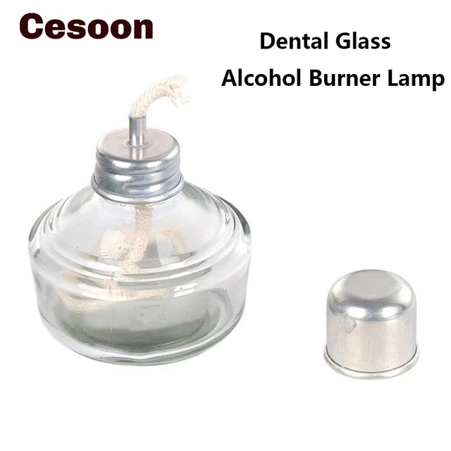 120ml Dental Thickening Glass Alcohol Burner Lamp Laboratory Heating Glassware
