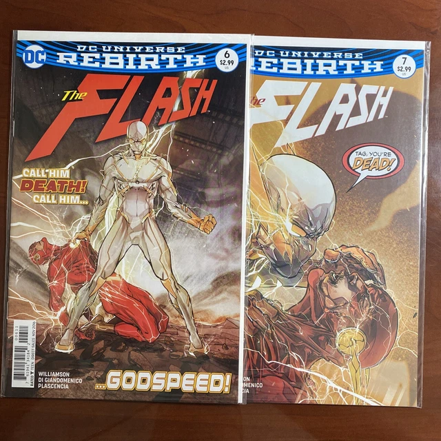 THE FLASH #6-7 (2016) #6 - 1st App Cover of GODSPEED DC comics UNIVERSE REBIRTH