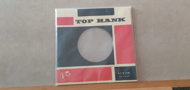 10 top rank REPRODUCTION company sleeves for 7" singles bundle job lot new