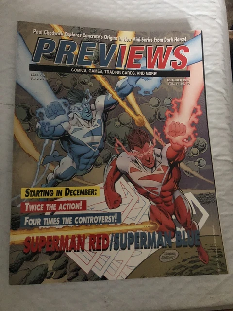 Oct 1997 DC Comics Previews Catalog Vol VII #10