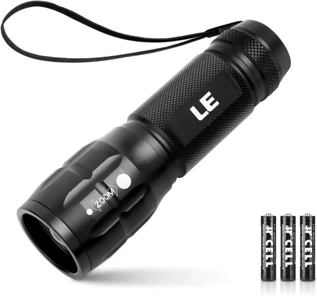 LED Flashlights High Lumens, Small Flashlight, Zoomable, Waterproof