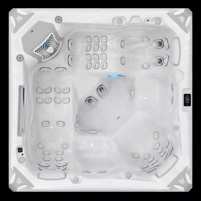 New EVEREST LIFE DELUXE LARGE HOT TUB Hot Tub Spa, Teako