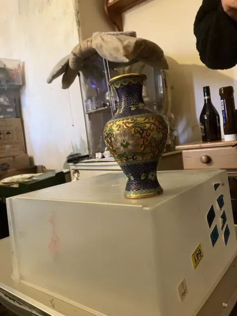 cloisonne vase