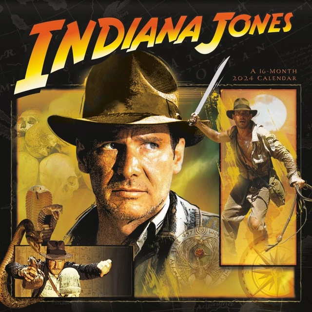 TRENDS INTERNATIONAL, Indiana Jones Classic 2024 Wall Calendar 17.99
