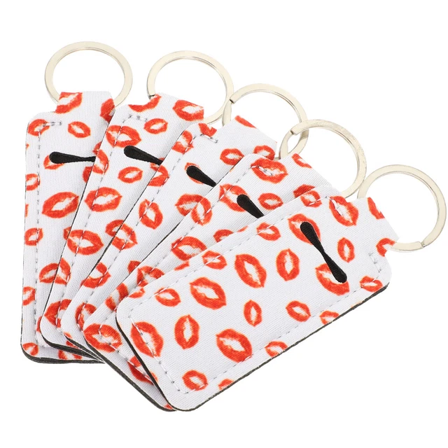 5 pz portarossetti pratico portachiavi bastoncini da pranzo neoprene da viaggio