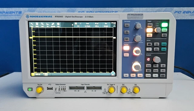 R&S ROHDE AND Schwarz RTB2002 -B221 Digital Oscilloscope 100MHz 2CH 2 ...