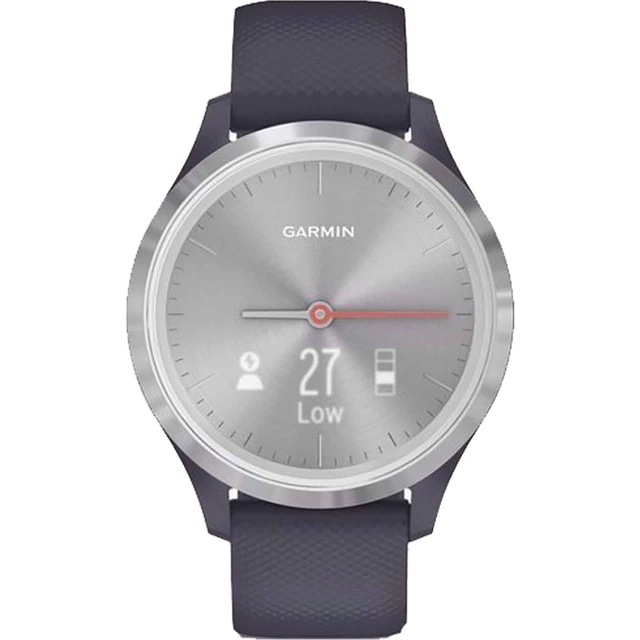 GARMIN VIVOMOVE 3S Bluetooth Granite Blue Silver Smartwatch NEW 841.50 PicClick AU