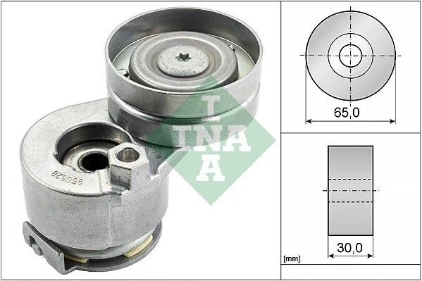 INA Tendeur courroie trapézoïdale à nervures 534 0027 10 30,0mm 65,0mm