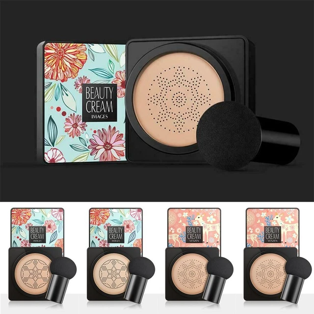 La base facial maquillaje facial cojín de aire BB & CC crema fundación cabeza de hongo