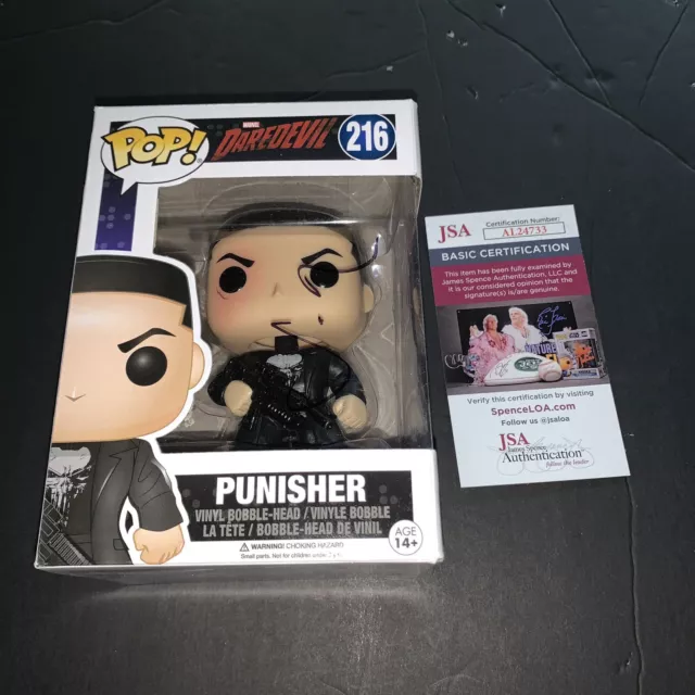 Jon Bernthal Signed Marvel Daredevil The Punisher Funko Pop JSA