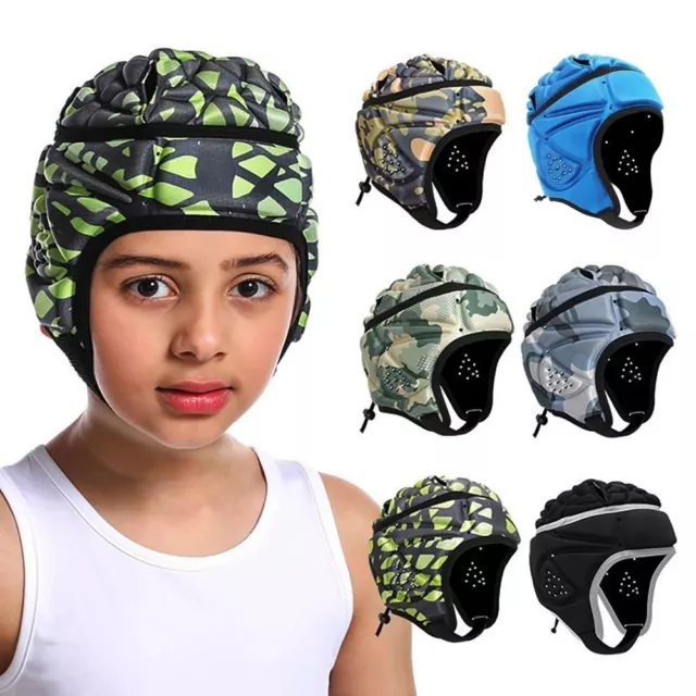 Sports Team Rugby Soft Helmet Soccer Shockproof Headgear Flag Football Headguard