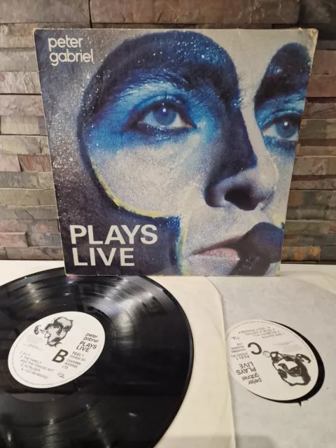 Peter Gabriel Plays Live Double LP Vinyl. PGDL 1 Virgin.