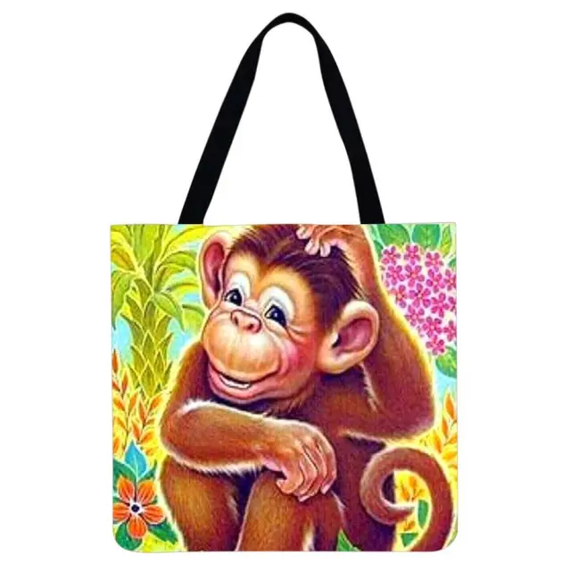 fr monkey linen bag