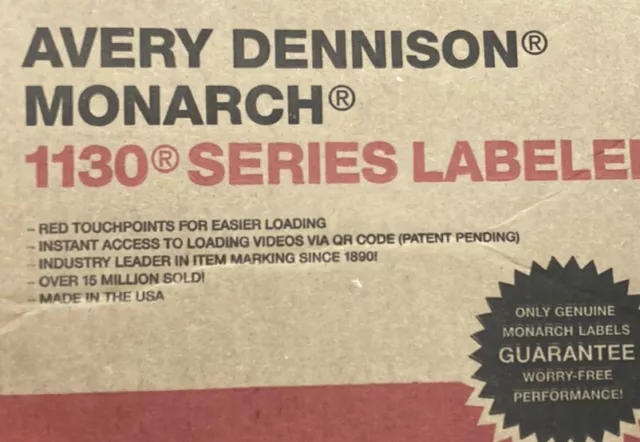 Avery Dennison Monarch 1130 Series Labeller With Box, Pricing Gun, Free Post 📮