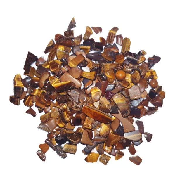 Tiger Eye Crystal Chips  5g-100g Bag Natural Gemstone Wicca Magick Chakra