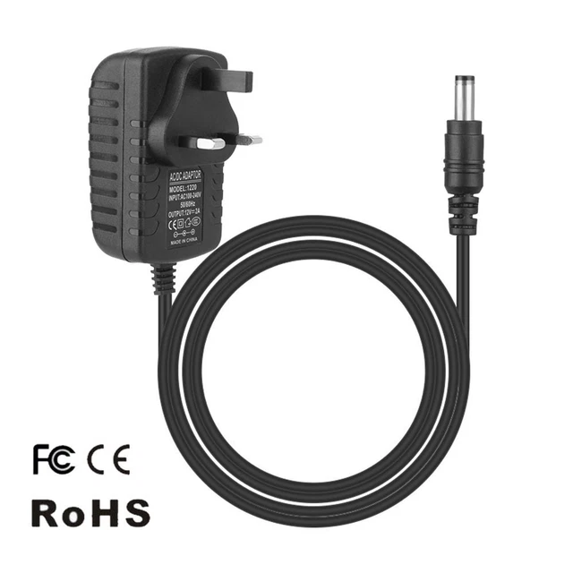 Transformer 5V 12V 1A 2A 3A 100-240V UK Plug Charger AC/DC Adapter Power Supply