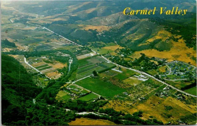 Postcard CA Carmel Valley; California Aerial View   M2