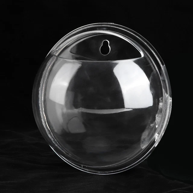 Wall Mounted Hanging Transparent Fish Bowl Acrylic Fish Tank Aquarium D AN 2