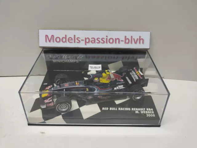 Red Bull Renault RB4 Mark Webber 2008 1/43 Minichamps