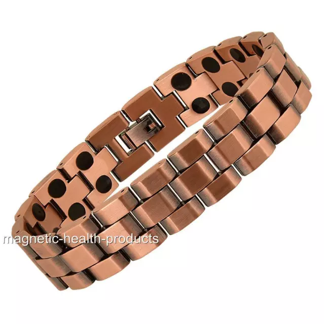 Herren Doppelmagnet Gesundheitsarmband Karpaltunnelarmband Arthritis Schmerzlinderung