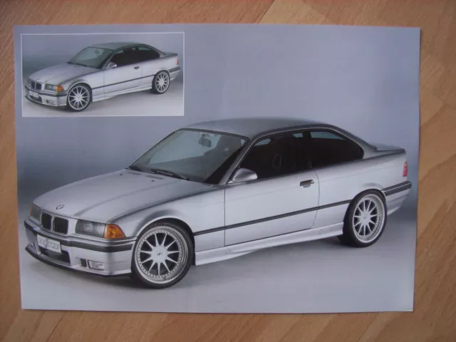 Hartge 3er Programm BMW E36 / M3 Tuning, Prospektblatt / Sales sheet, D