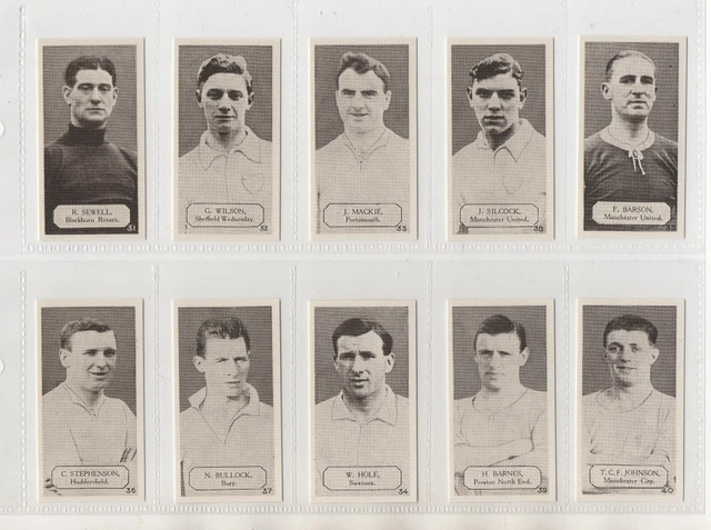Football Card - Lacey's Chewing Wax - H Barnes  Preston