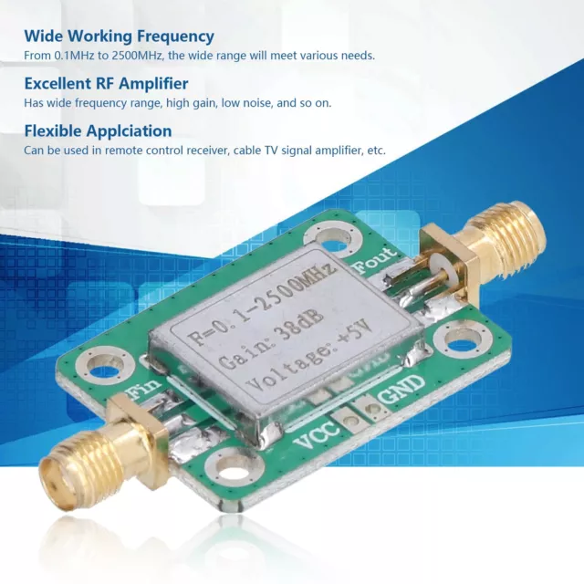 Amplificateur RF Carte De Récepteur Micro-Ondes DC 5V à Faible Bruit Pour Le