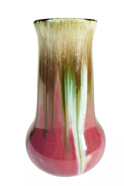 Post- JUGENDSTIL Art Deco Keramik Vase ° Keramikvase mit Laufglasur °