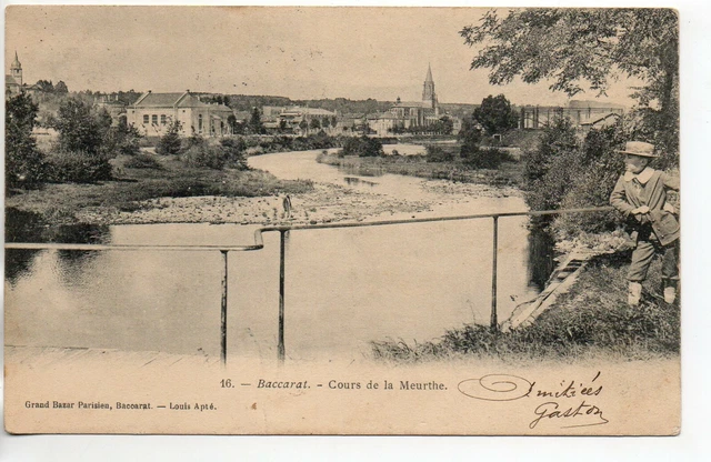BACCARAT - Meurthe and Moselle - CPA 54 - le course de la Meurthe
