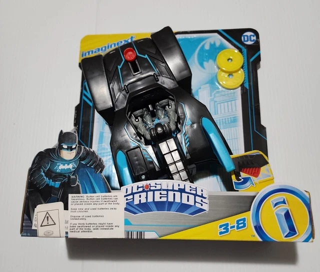 FISHER-PRICE IMAGINEXT DC Super Friends Bat-Tech Batmobile Action ...