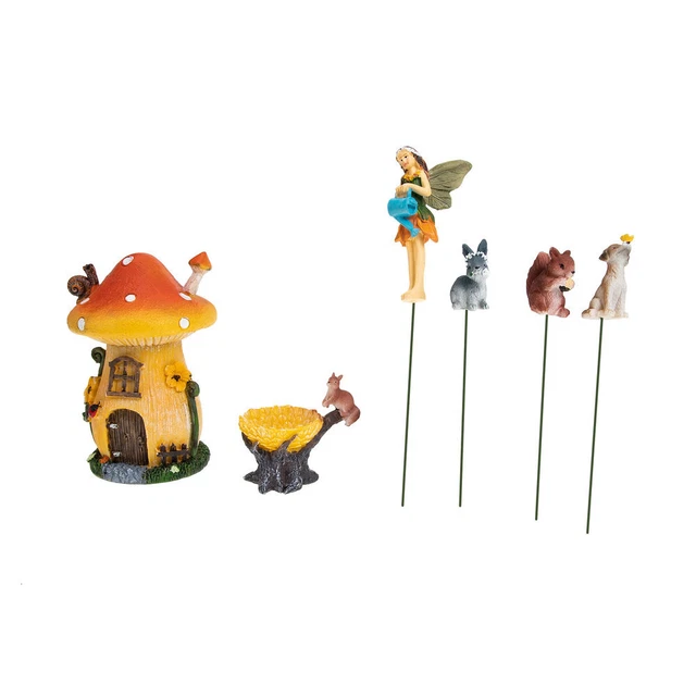 1 Set Moos Garten Ornament Miniatur Kaninchen Figuren