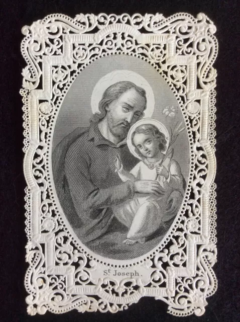 Image Pieuse / Canivet Villemur St Joseph Paris Holy Card XIXe St Sulpice