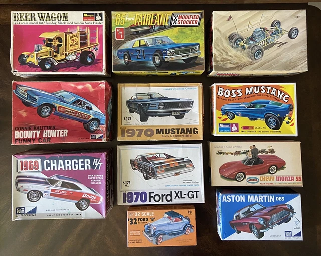 VINTAGE MODEL CAR Kits From The 60’s & 70’s - MPC, Palmer, AMT ...