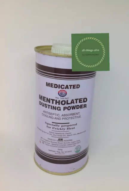 Polvo mentolado medicado ROBB 200 g cojines