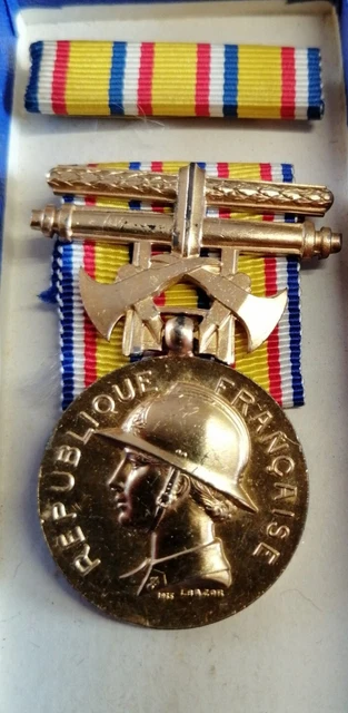 Medaille Civile Argent @ Ministere De L'Interieur @ Officier @ Sapeurs