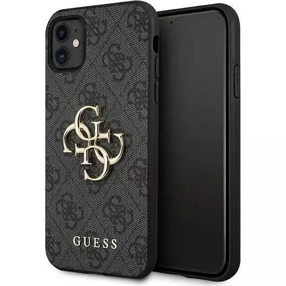 Handyhülle für iPhone Xr/11 GUESS Case Cover Etui Futeral Hülle Tasche Grau