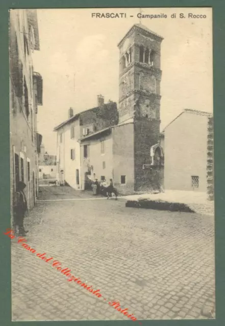 Lazio. ROMA. Campanile di S. Rocco. Cartolina d'epoca viaggiata nel 1912.