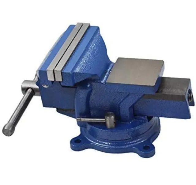 5" Mechanic Bench Vise Table Top Clamp Press Locking Swivel Base Heavy Duty NEW